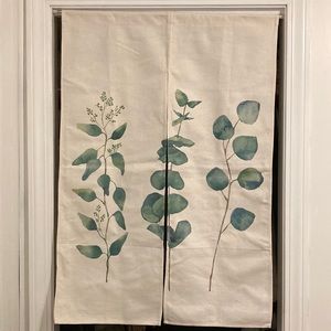 Plant noren curtain